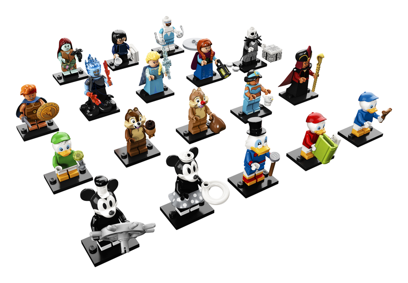 Illustration for article titled The Next Wave of Collectable Lego Minifigures Is Disney Themed, and It's Ducking Brilliant